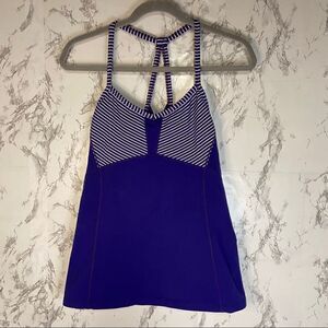 Athleta Purple Fulfillment tank with built in bra size medium